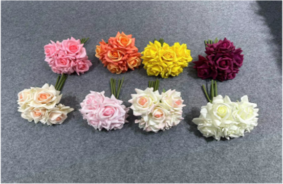 5-Head Bunch Cape Rose