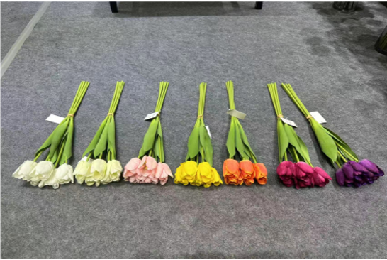 5-Head Tulip Bunch (5 flowers)