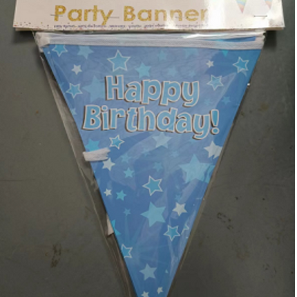 Party Triangle Flag(12/pack)