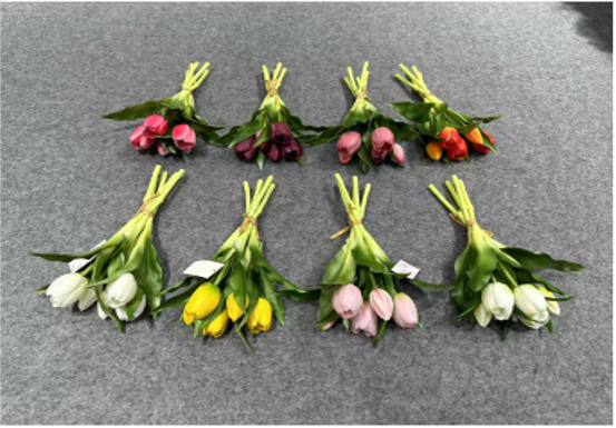 Short Stem 5-Head (3 flowers 2 fruits)