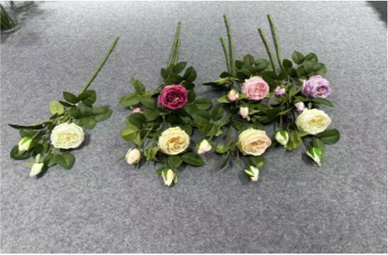 Single-stem 3-Head Austin Rose