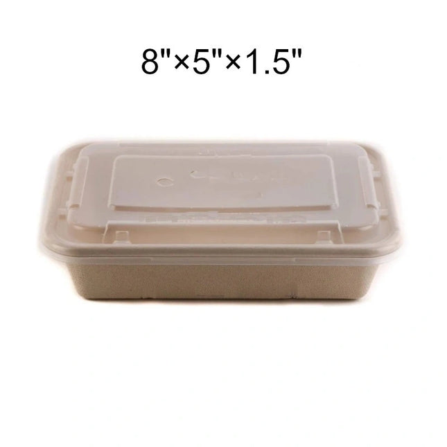 BIO ** Compositable Container 8x5x1.5_, 150 Sets