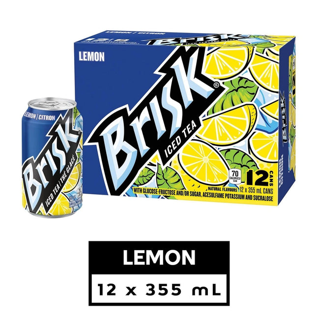 Brisk ** Lemon Iced Tea, 12x355ml