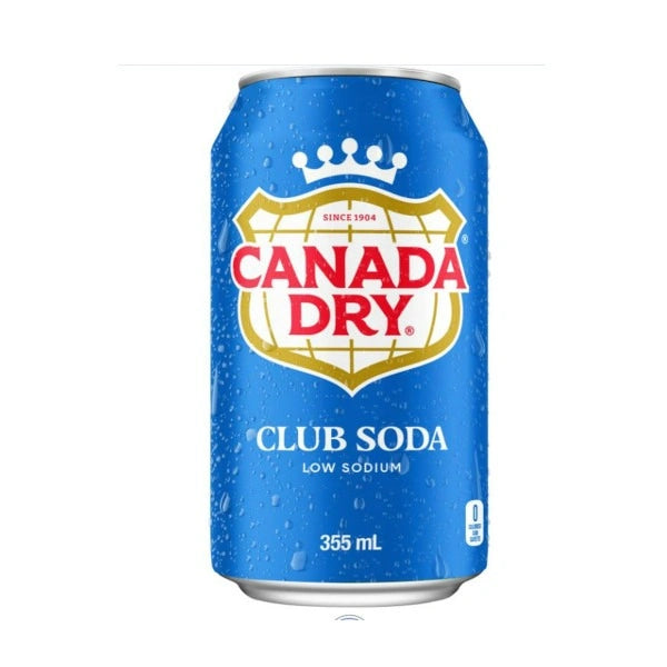 Canada Dry Club Soda, 12x355ml