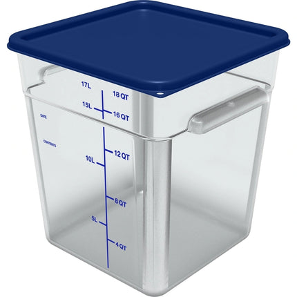 Carlisle ** Container Square 18QT PC Clear