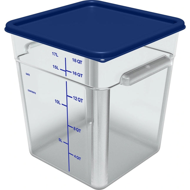 Carlisle ** Container Square 18QT PC Clear