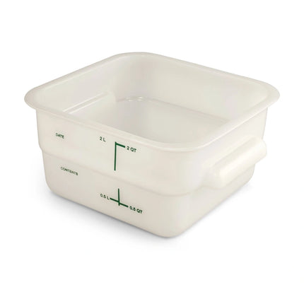 Carlisle ** Container Square 2 QT PE White