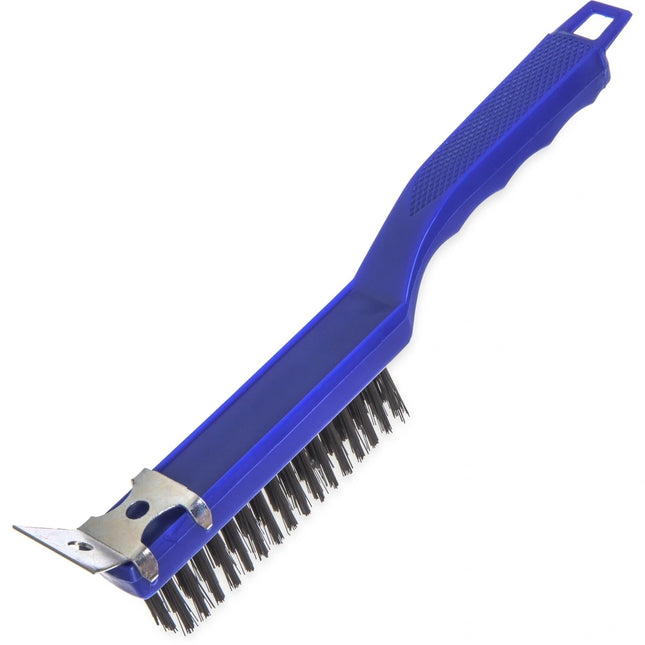 Carlisle ** Sparta¨ Scratch Brush and Scraper with Carbon Steel Bristles 11.38_, Each