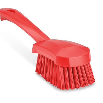 Carlisle ** Sparta¨ Utility Scrub Brush with Polyester Bristles 8_ x 3_ Ð Red, Each