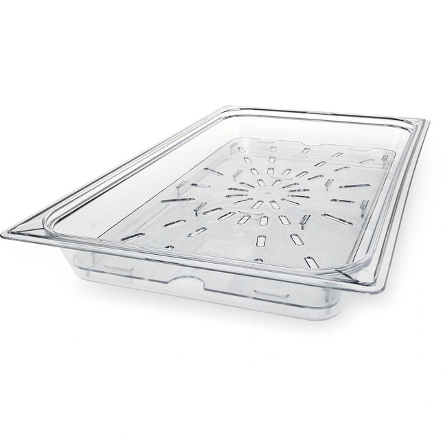 Carlisle ** StorPlusª Drain Grate Ð Food Pan PC Full Size Ð Clear, Each