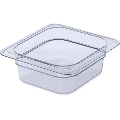 Carlisle ** StorPlusª Food Pan PC 2.5_ DP 1/6 Size Ð Clear, Each