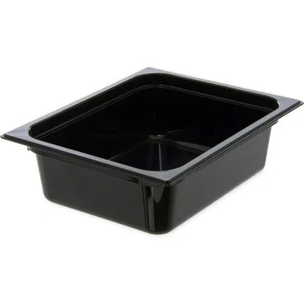 Carlisle  **  StorPlusª Food Pan PC  4_ DP, 1/2 Size- Black (Each)
