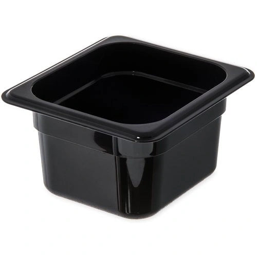 Carlisle ** StorPlusª Food Pan PC 4_ DP 1/6 Size Ð Black, Each