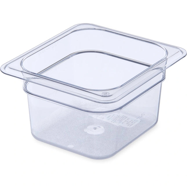 Carlisle ** StorPlusª Food Pan PC 4_ DP 1/6 Size Ð Clear, Each