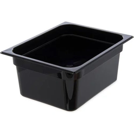 Carlisle ** StorPlusª Food Pan PC 6_ DP 1/2 Size Ð Black, Each
