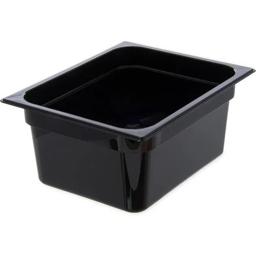 Carlisle ** StorPlusª Food Pan PC 6_ DP 1/2 Size Ð Black, Each