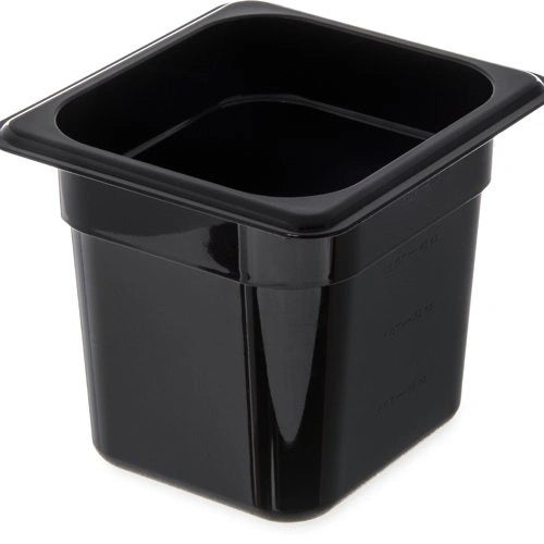 Carlisle ** StorPlusª Food Pan PC 6_ DP 1/6 Size Ð Black, Each
