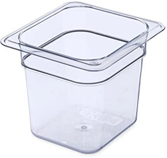 Carlisle ** StorPlusª Food Pan PC 6_ DP 1/6 Size Ð Clear, Each