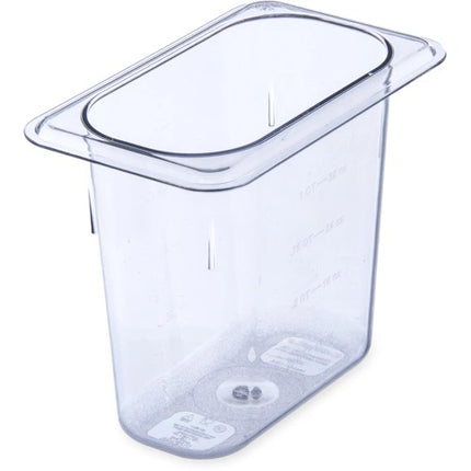 Carlisle ** StorPlusª Food Pan PC 4_ DP 1/9 Size Ð Clear, Each