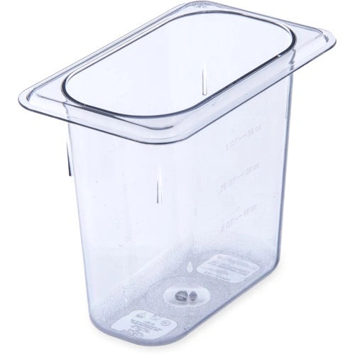 Carlisle ** StorPlusª Food Pan PC 4_ DP 1/9 Size Ð Clear, Each