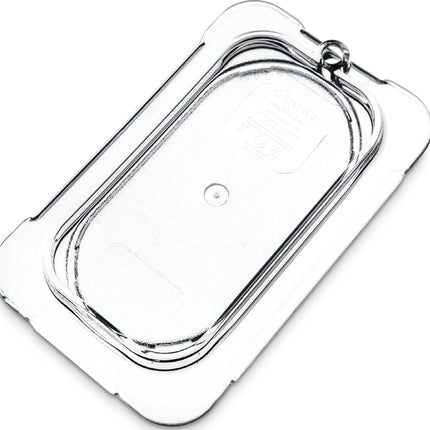 Carlisle ** StorPlusª Univ Lid Ð Food Pan PC Flat 1/9 Size Ð Clear, Each
