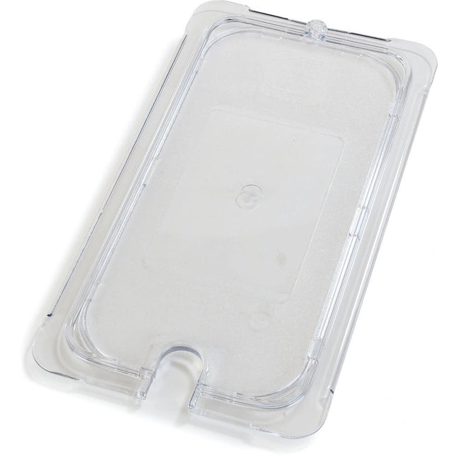 Carlisle ** StorPlusª Univ Lid Ð Food Pan PC Handled 1/4 Size Ð Clear, Each