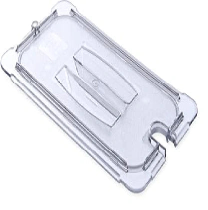 Carlisle ** StorPlusª Univ Lid Ð Food Pan PC Handled Notched 1/3 Size Ð Clear, Each