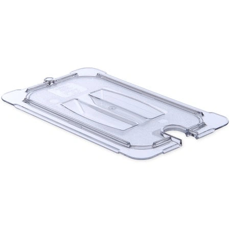 Carlisle ** StorPlusª Univ Lid Ð Food Pan PC Handled Notched 1/4 Size Ð Clear, Each