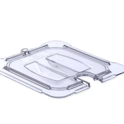 Carlisle ** StorPlusª Univ Lid Ð Food Pan PC Handled Notched 1/6 Size Ð Clear, Each