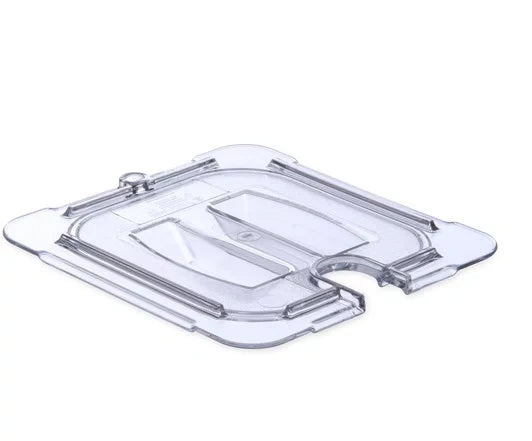Carlisle ** StorPlusª Univ Lid Ð Food Pan PC Handled Notched 1/6 Size Ð Clear, Each