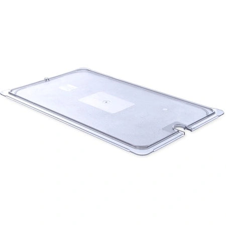 Carlisle ** StorPlusª Univ Lid Ð Food Pan PC Handled Notched Full Size Ð Clear, Each