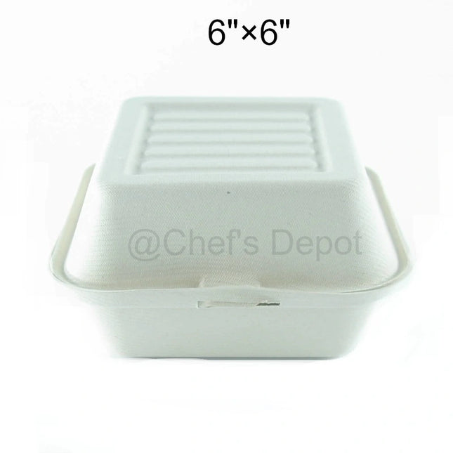 Chartland ** 9_9 Bagasse(Brown) Container 50pcs