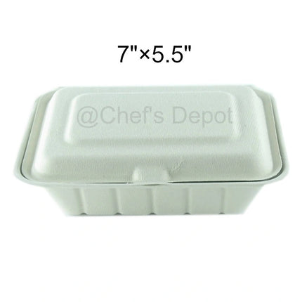 Chartland ** 7_5.5 Bagasse/compostable Container 50pcs