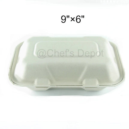 Chartland ** 9_6 Bagasse(Brown) Container 50pcs