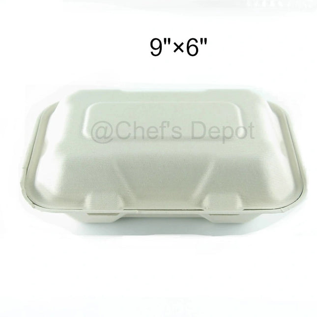 Chartland ** 9_6 Bagasse(Brown) Container 50pcs