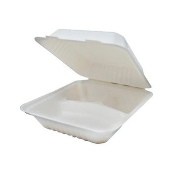 Chartland ** 9_x9_ Compostable(White) Container, 50pcs