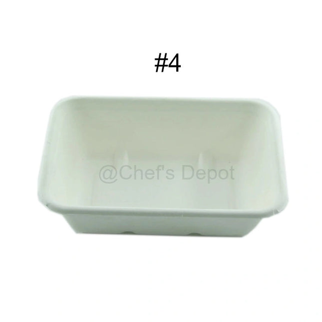 Chartland ** Compostable Food Tray #4, 50pcs