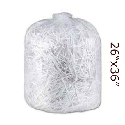 Chartland ** Garbage Bags, 26_ x 36_, Extra Strong, Clear, 125pcs