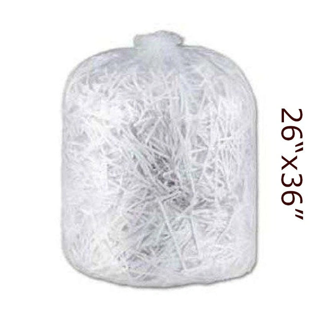 Chartland ** Garbage Bags, 26_ x 36_, Extra Strong, Clear, 125pcs
