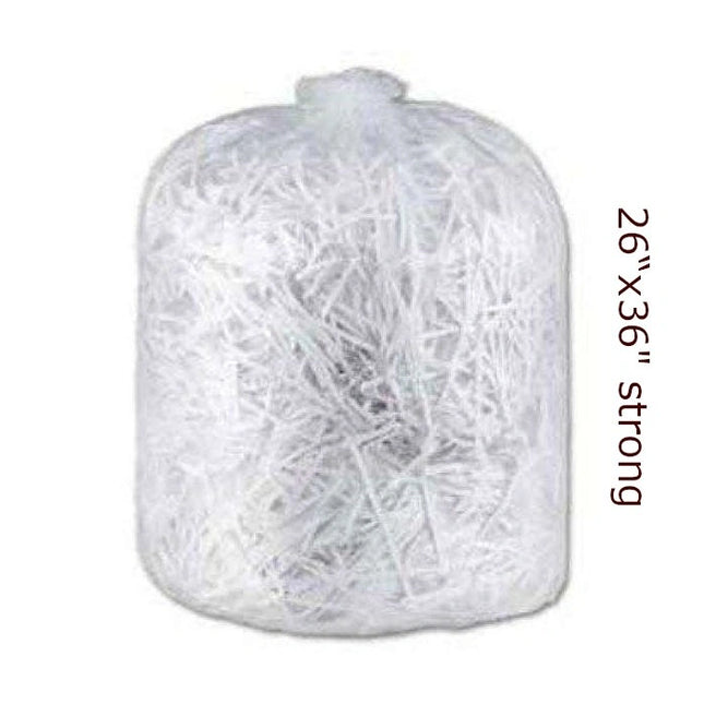 Chartland ** Garbage Bags, 26_ x 36_, Strong, Clear, 200pcs