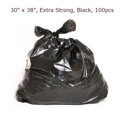 Chartland ** Garbage Bags, 30_ x 38_, Extra Strong, Black, 150pcs