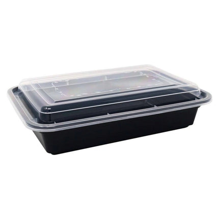 Chartland/PCM ** 38oz Rectangular Microwavable Container Combo(T-38), 150 Sets