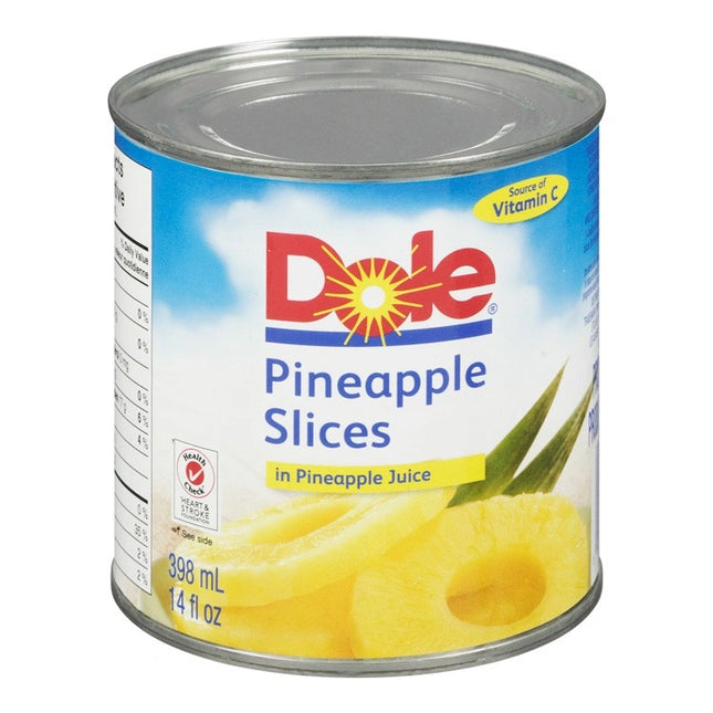 Dole ** Sliced Pineapple In Juice, 398ml