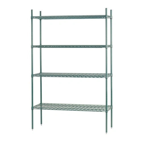 EFI ** #_Epoxy Coated Wire Shelf 24_ X 48_ (74_ Posts) Kit, Set