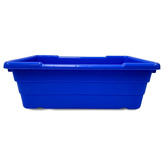 Friends ** Plastic Lug- Blue, 25_15.75_8.5_