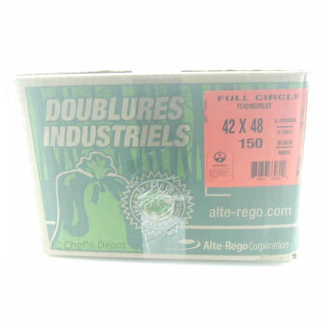 Full Circle ** Garbage Bag 42_x 48_ X-Strong Black, 150pcs
