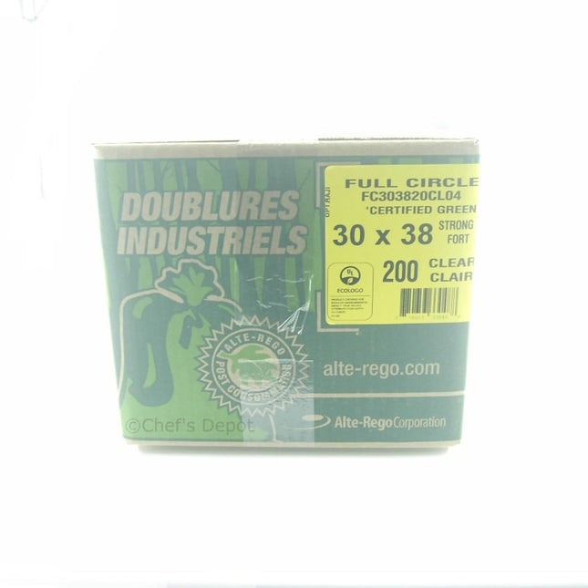 Full Circle ** Garbage Bags 30_x 38_ Strong Clear, 200pcs