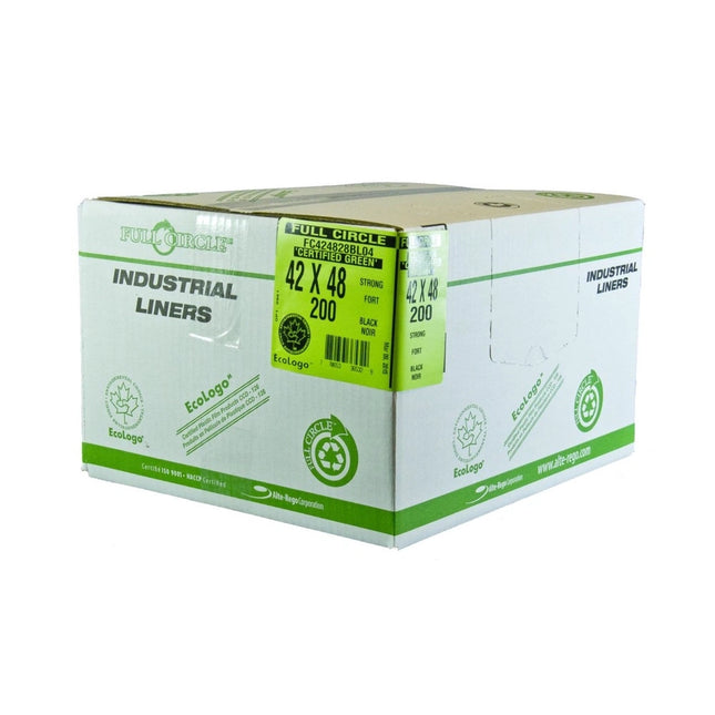 Full Circle** Garbage Bags 42_ x 48_ Strong Black, 200pcs