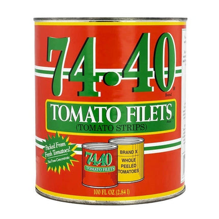 Full Red ** 74.40 Tomato Filets (Stewed Tomatoes), 2.84L