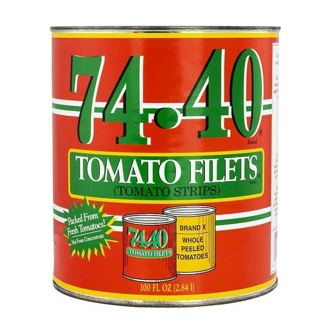 Full Red ** 74.40 Tomato Filets (Stewed Tomatoes), 2.84L